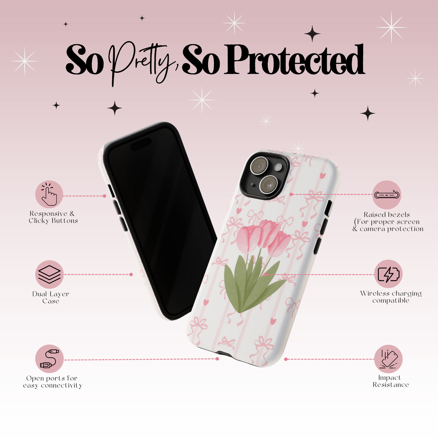 Ribbon Garden Tough Case