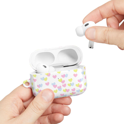 Pastel heart AirPod Cases
