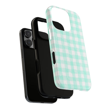 Mint Grid Tough Case