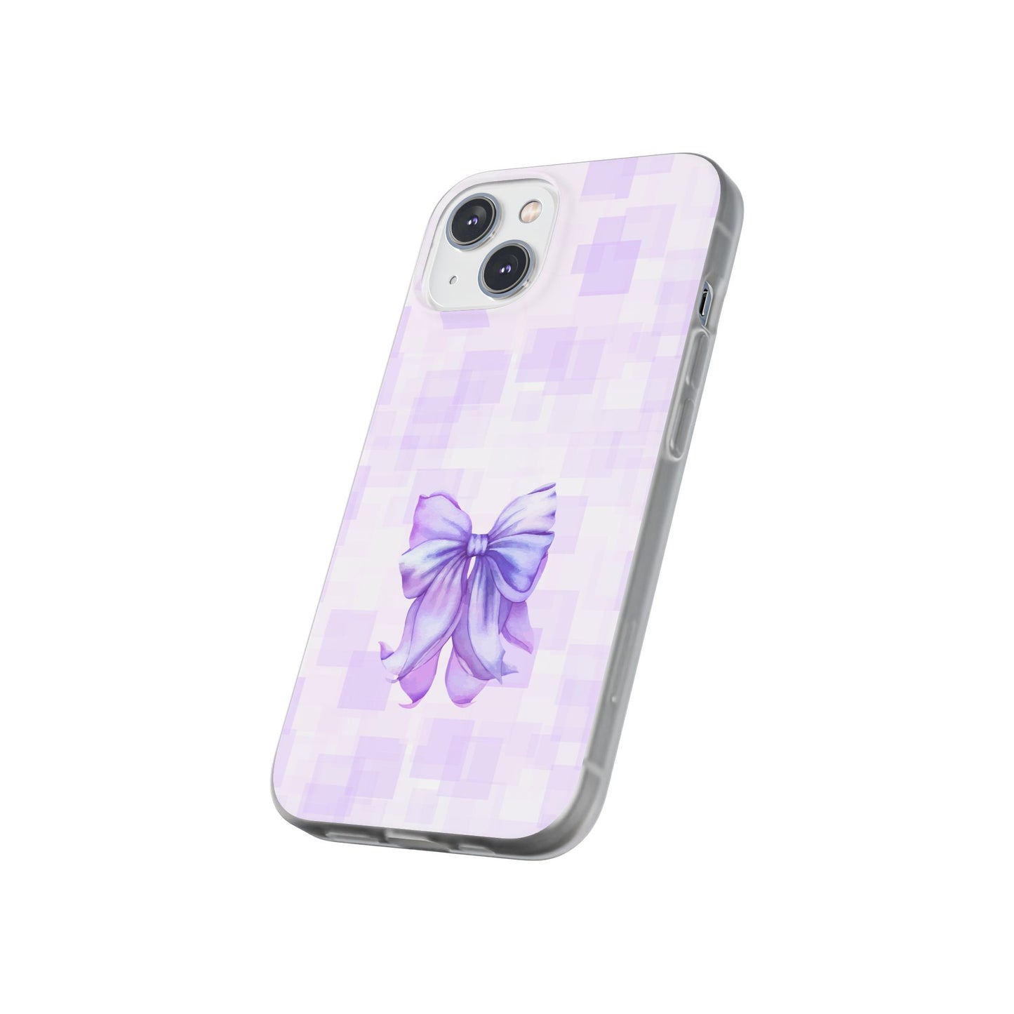 Lilac glitch flexi case