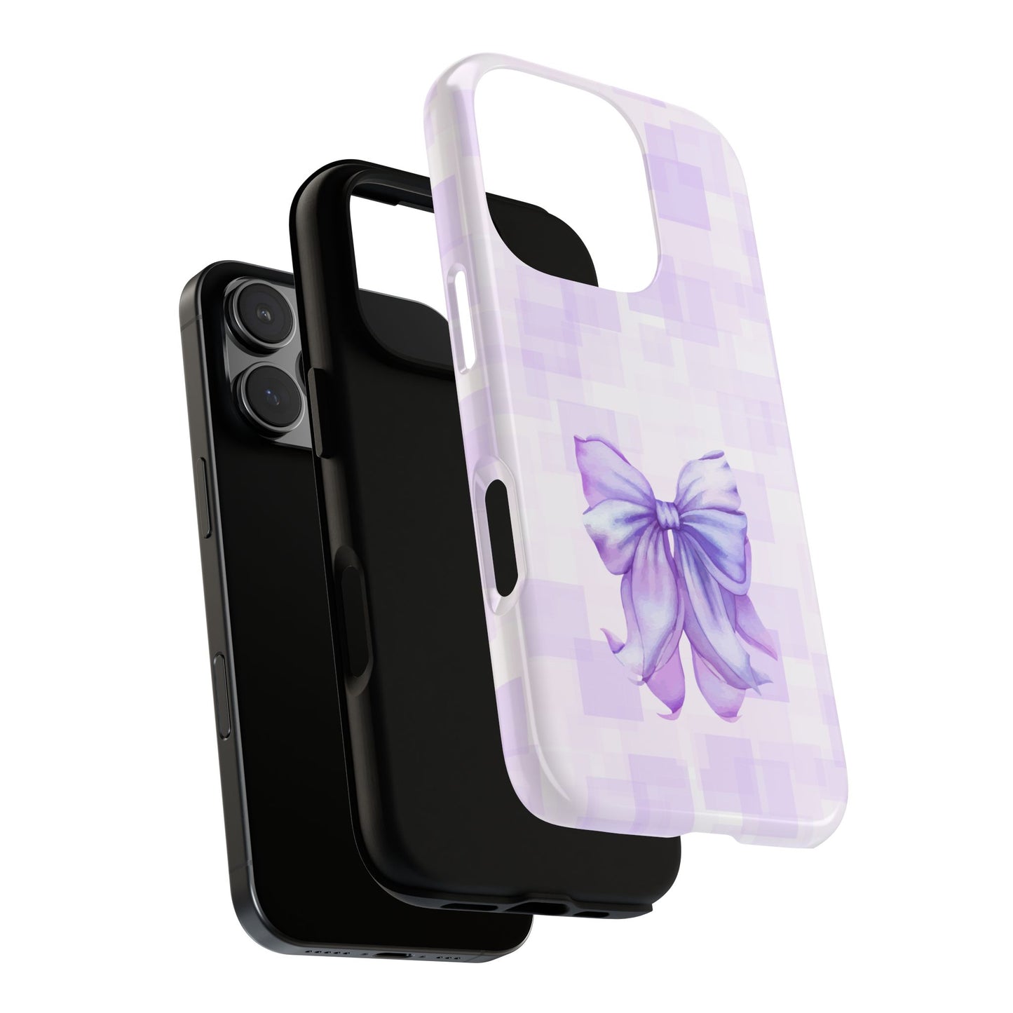 Lilac Glitch Tough Case