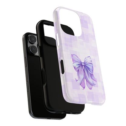 Lilac Glitch Tough Case