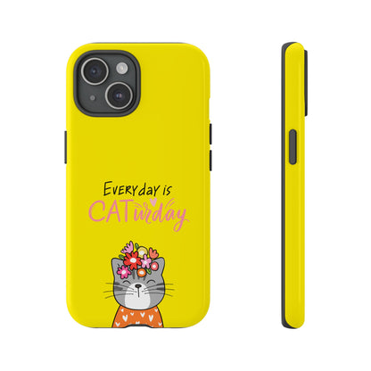 Cat-urday Tough Phone Case