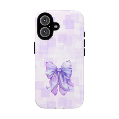 Lilac Glitch Tough Case