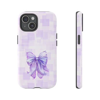 Lilac Glitch Tough Case