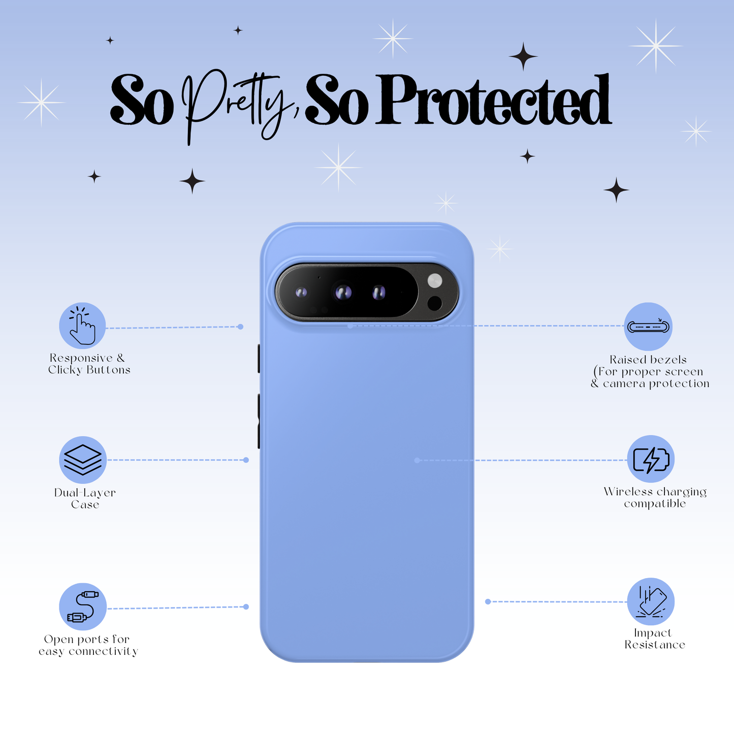 Sky Blue Tough Case