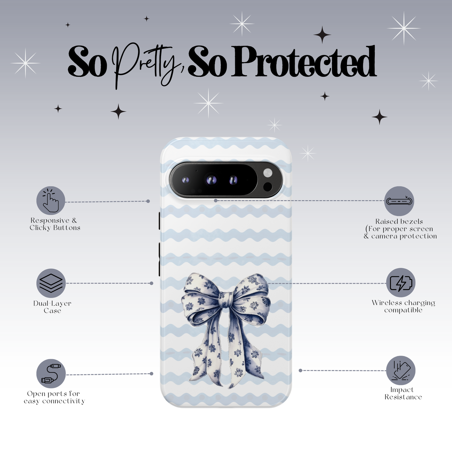 Sandy Bow Tough Case