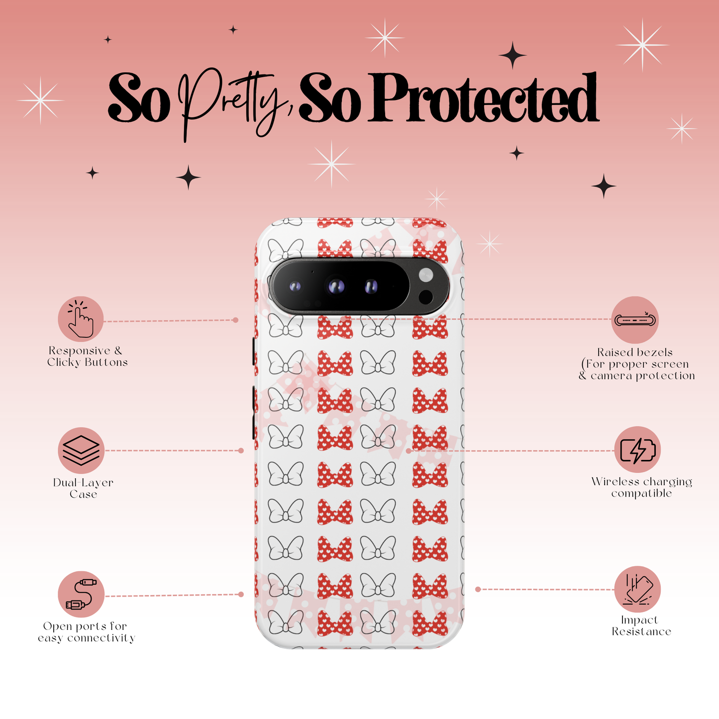 Coral Charm Tough Case