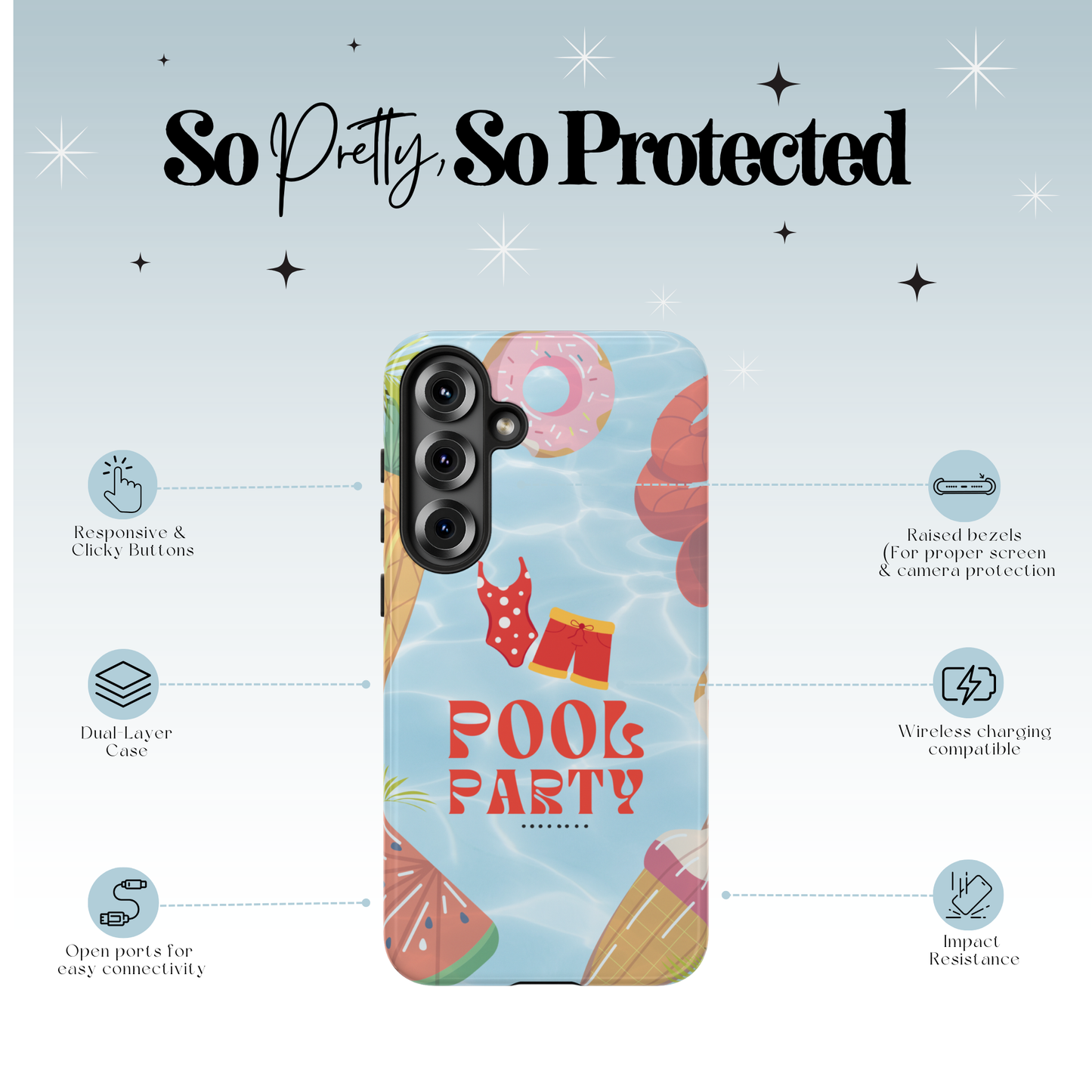 Poolside Tough Phone Case