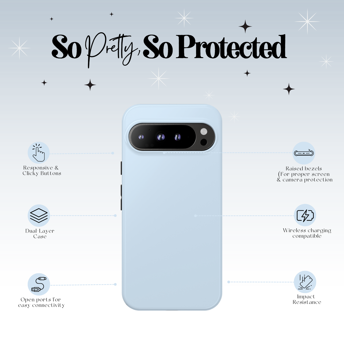 Powder Blue Tough Case