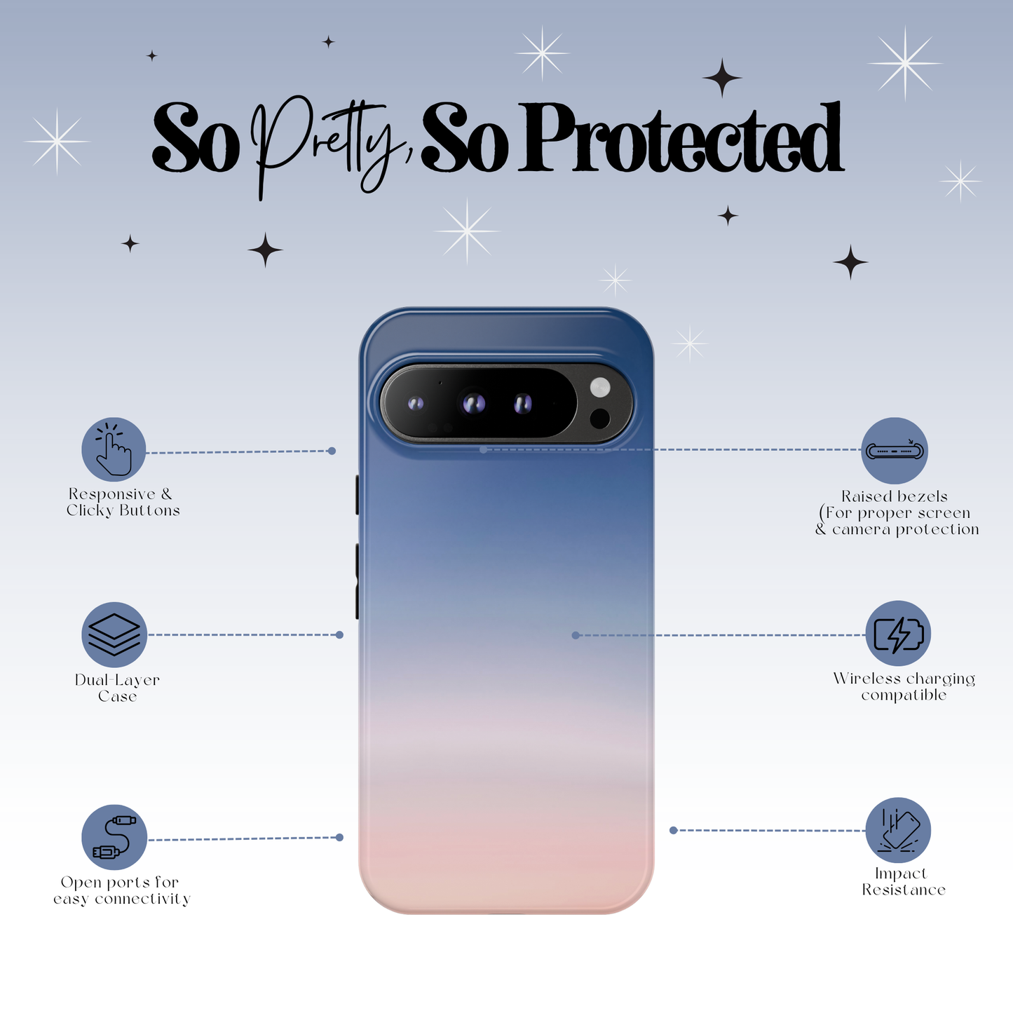 Sunset Horizon Tough Case