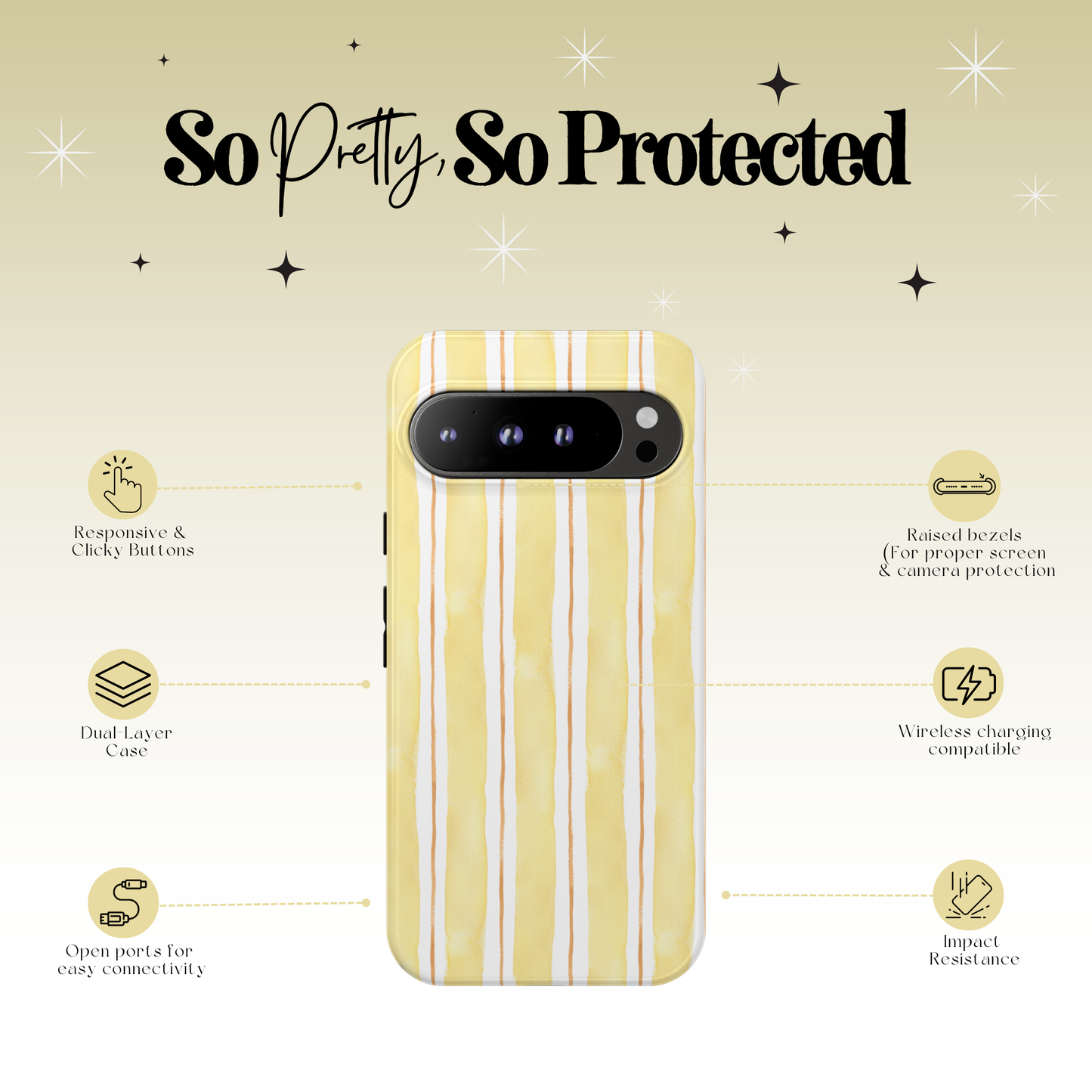 Sunny Stripes Tough Case