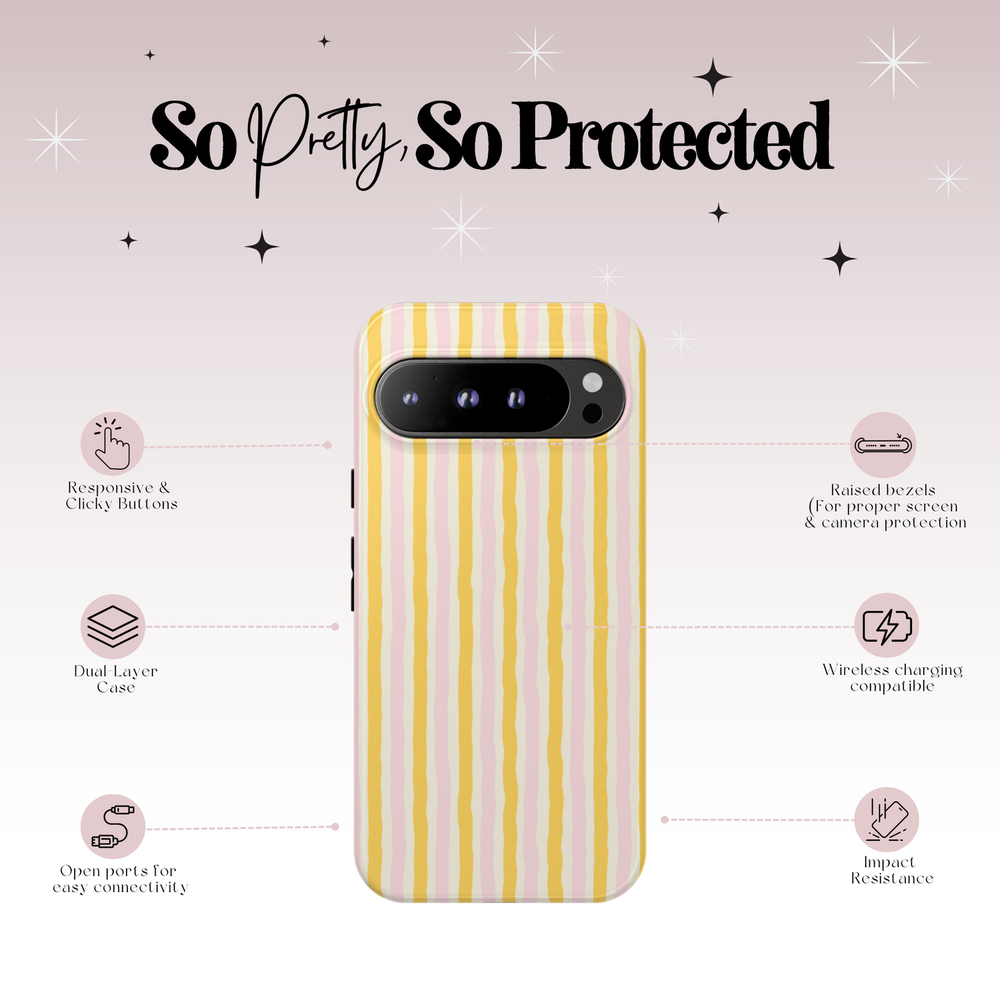 Indigo Lines Tough Case