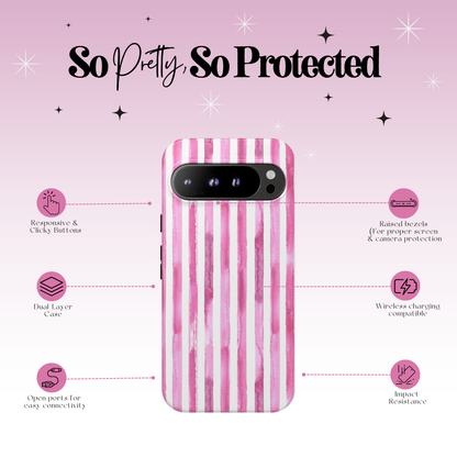 Cotton Candy Stripes Tough Case