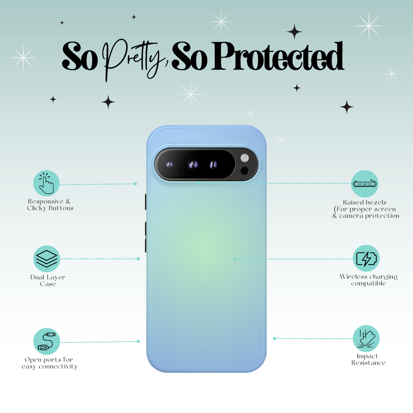 Aqua Glow Tough Case