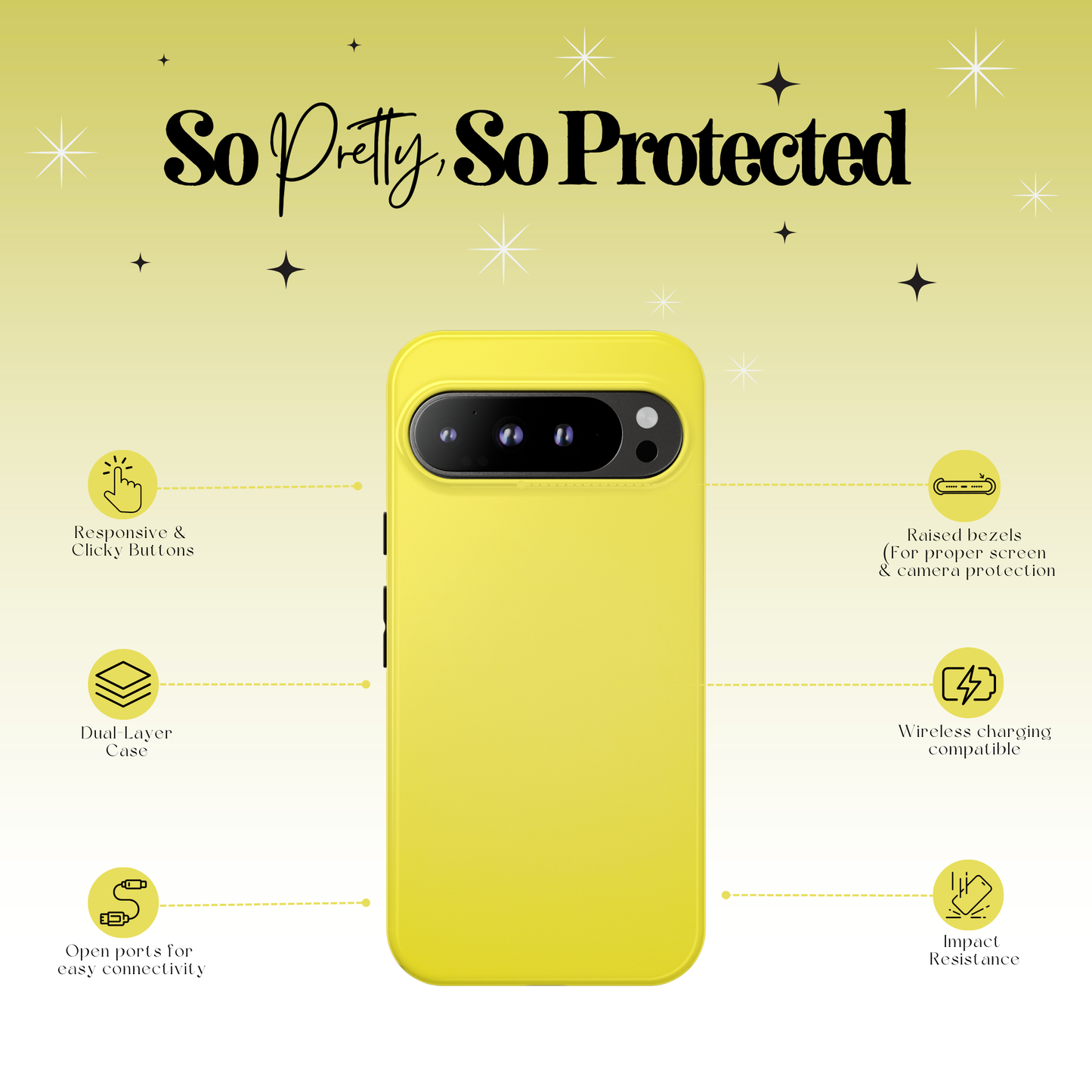 Sunny Yellow Tough Case