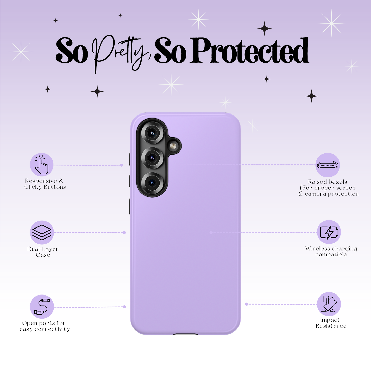 Lilac Love tough cases