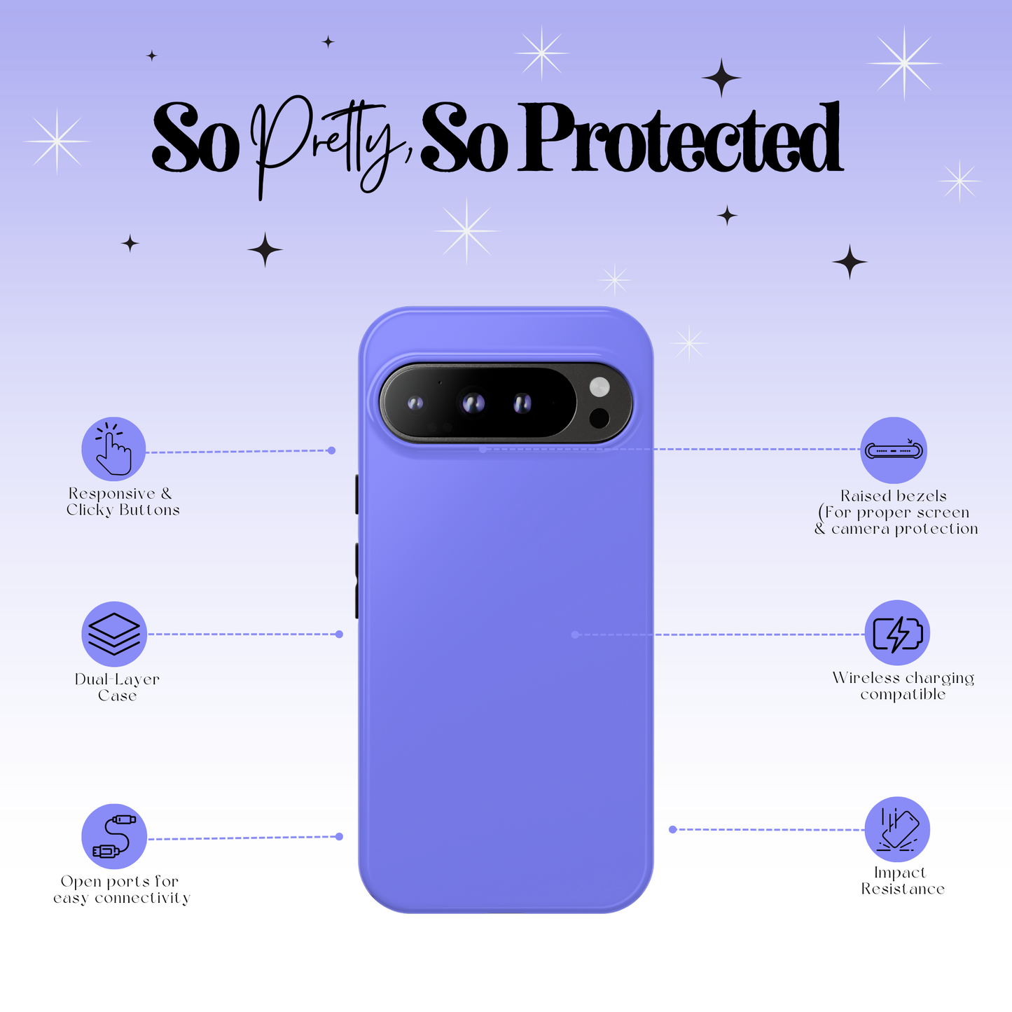 Periwinkle Pop Tough Case