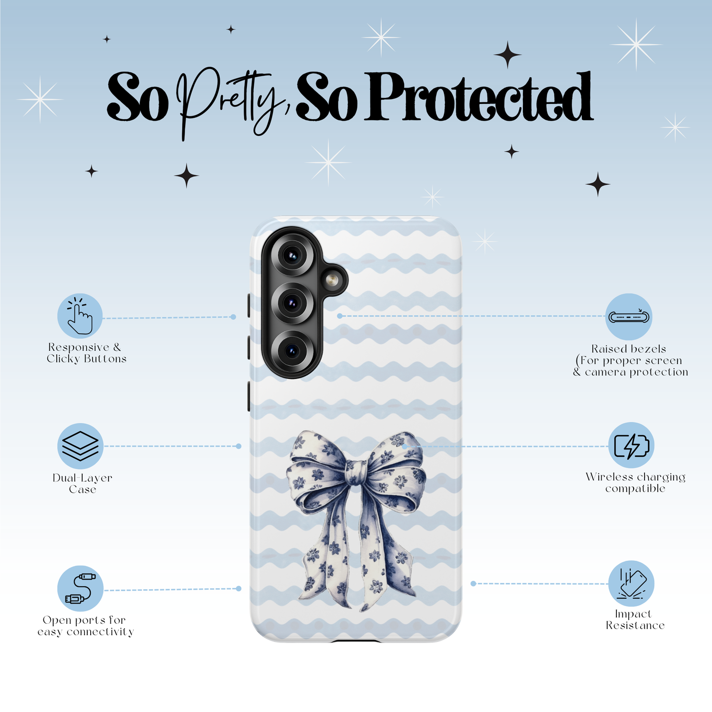 Sandy Bow Tough Case