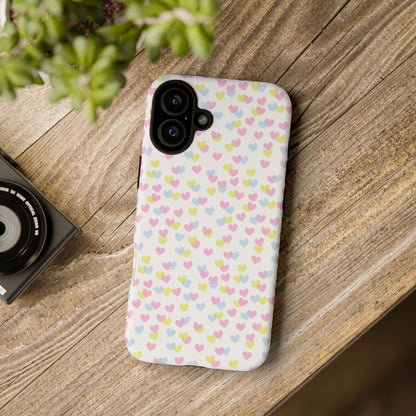 Pastel Hearts Tough case