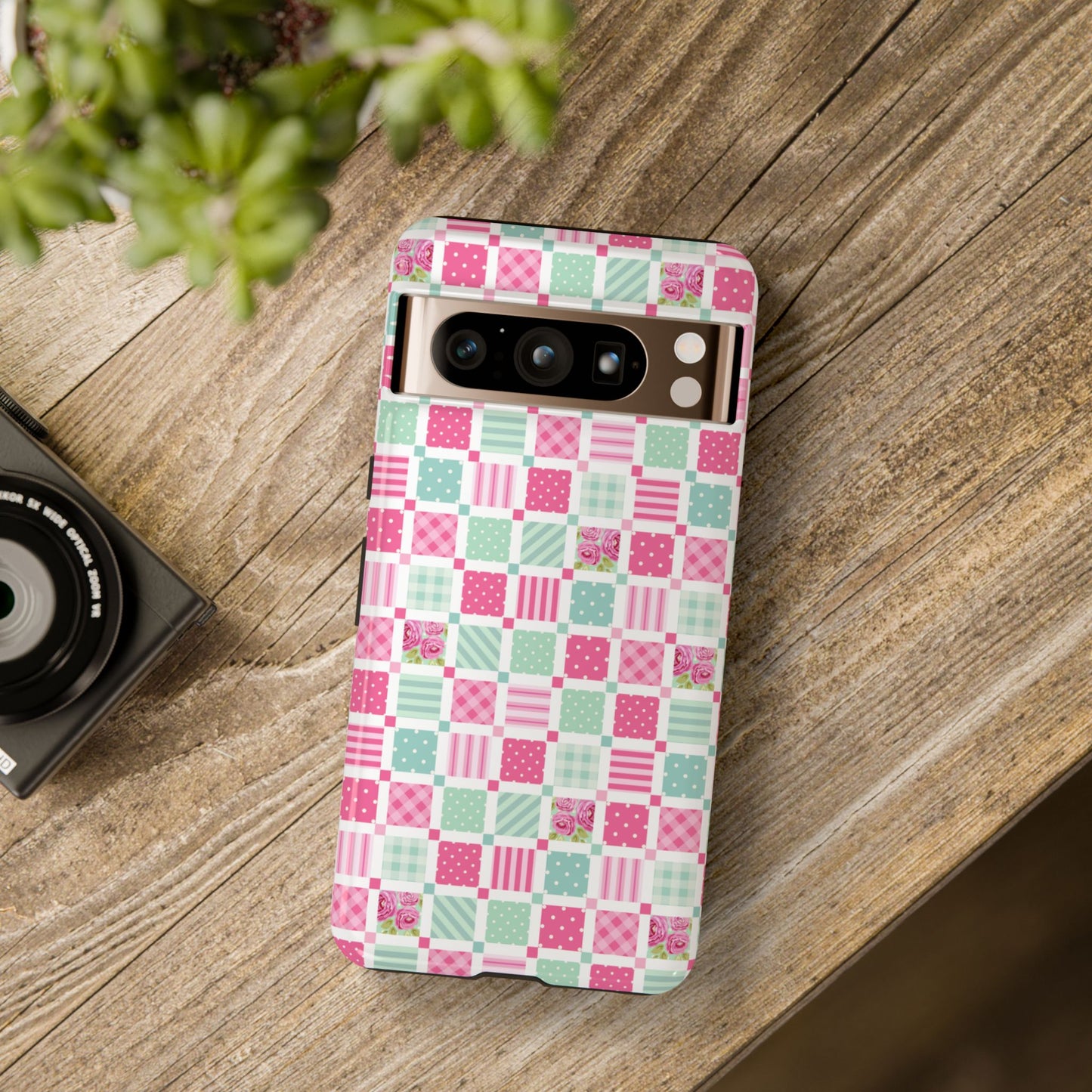Quilted Rose Garden Tough Case