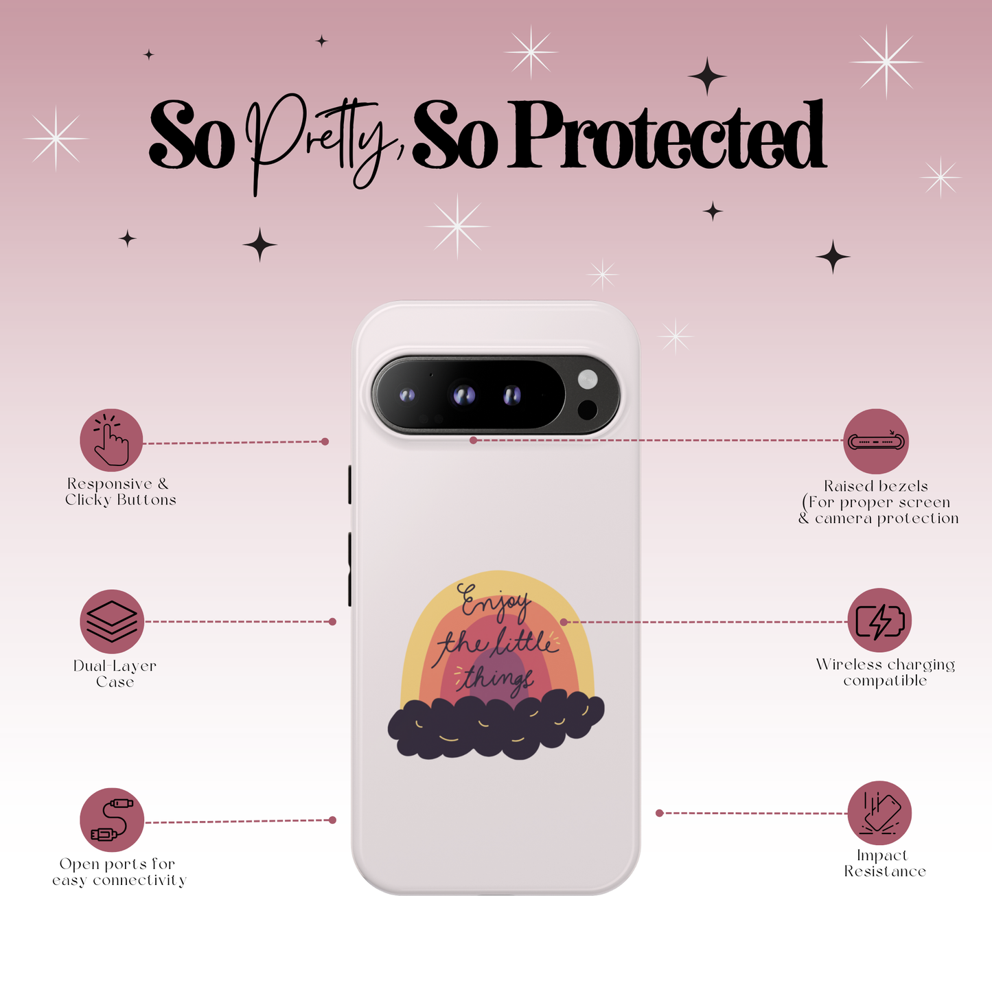 Rainbow Joy tough cases