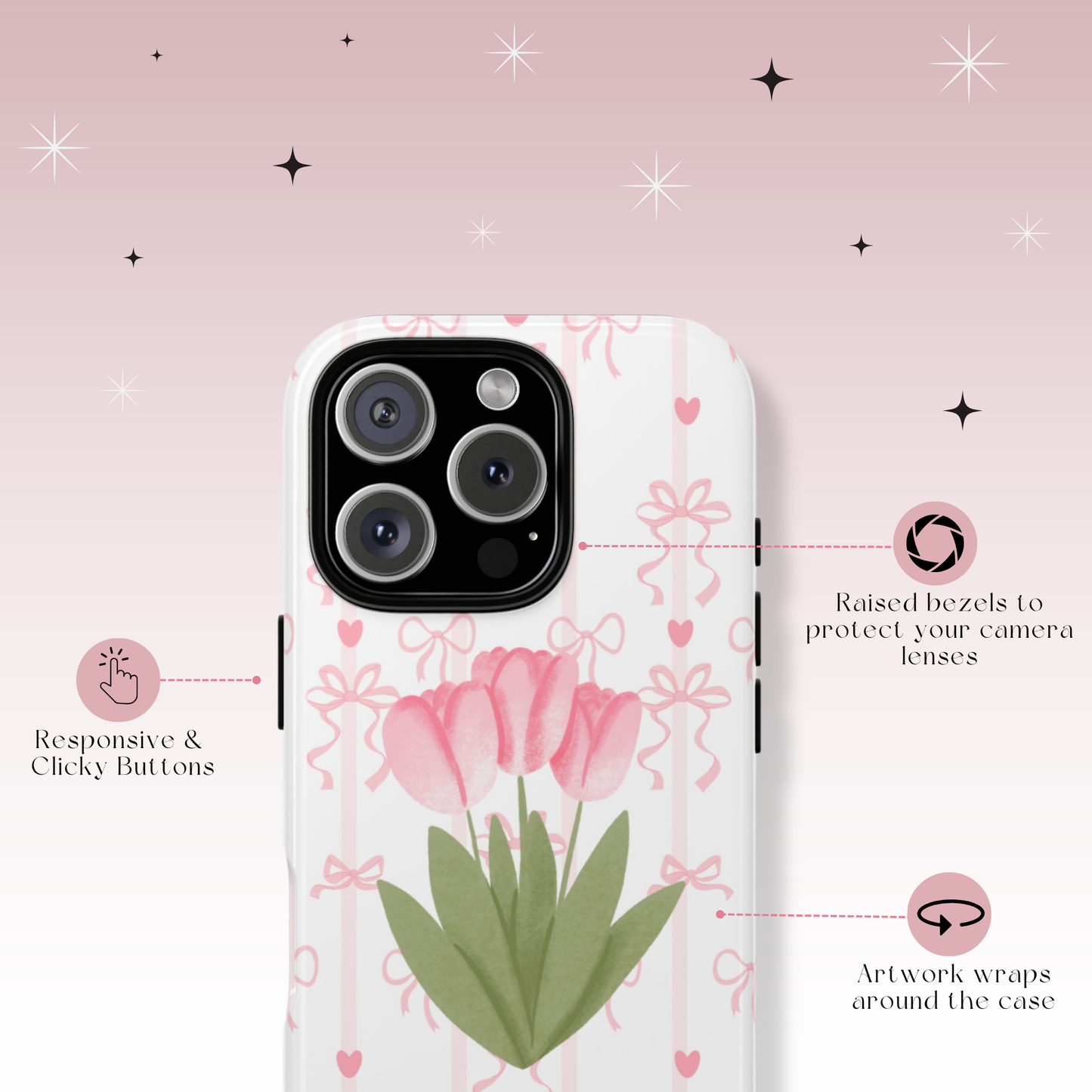 Ribbon Garden Tough Case