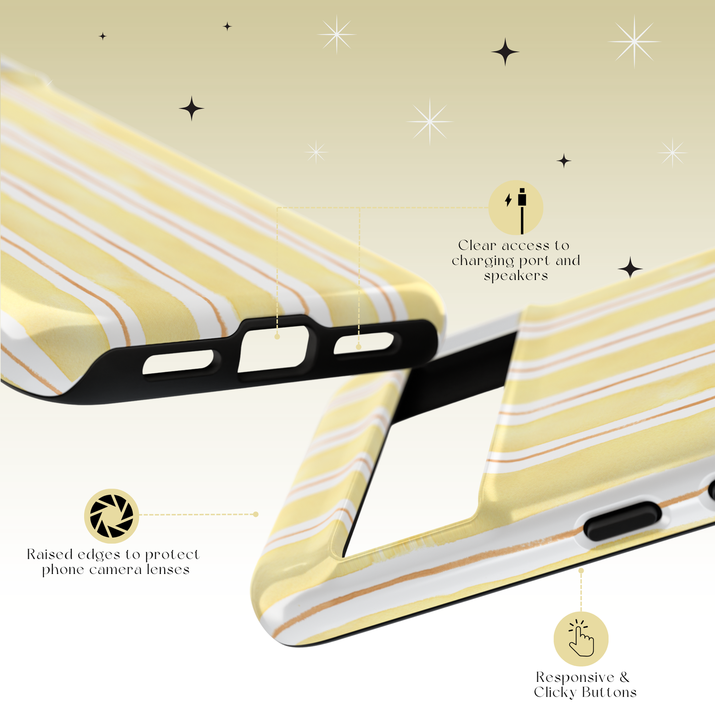 Sunny Stripes Tough Case