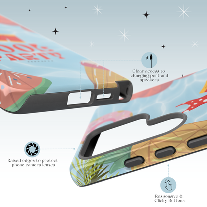 Poolside Tough Phone Case