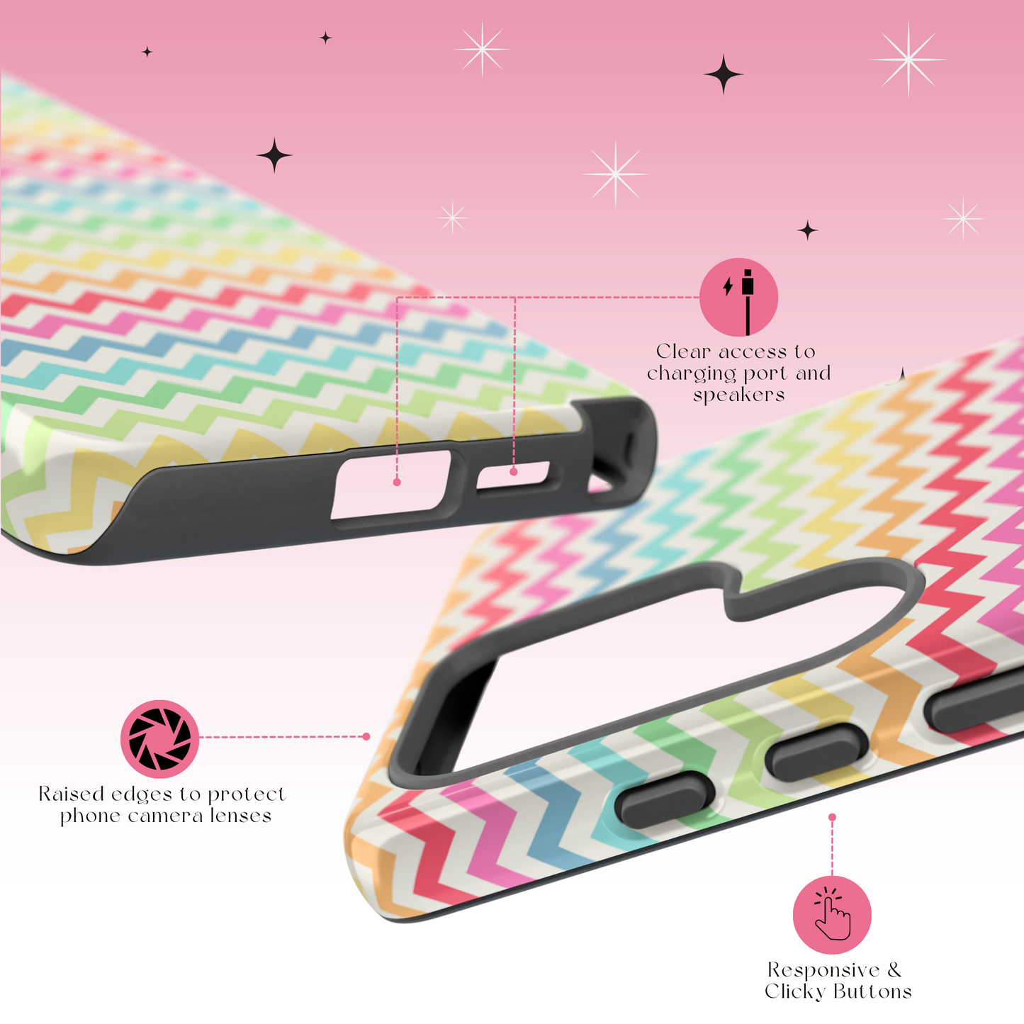 Rainbow Tough Cases