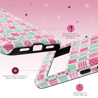 Quilted Rose Garden Tough Case