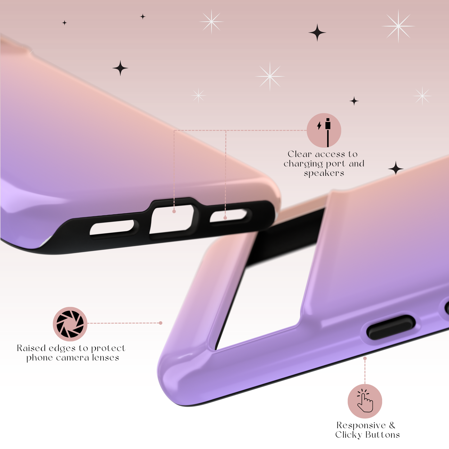 Berry Sunset Tough Case