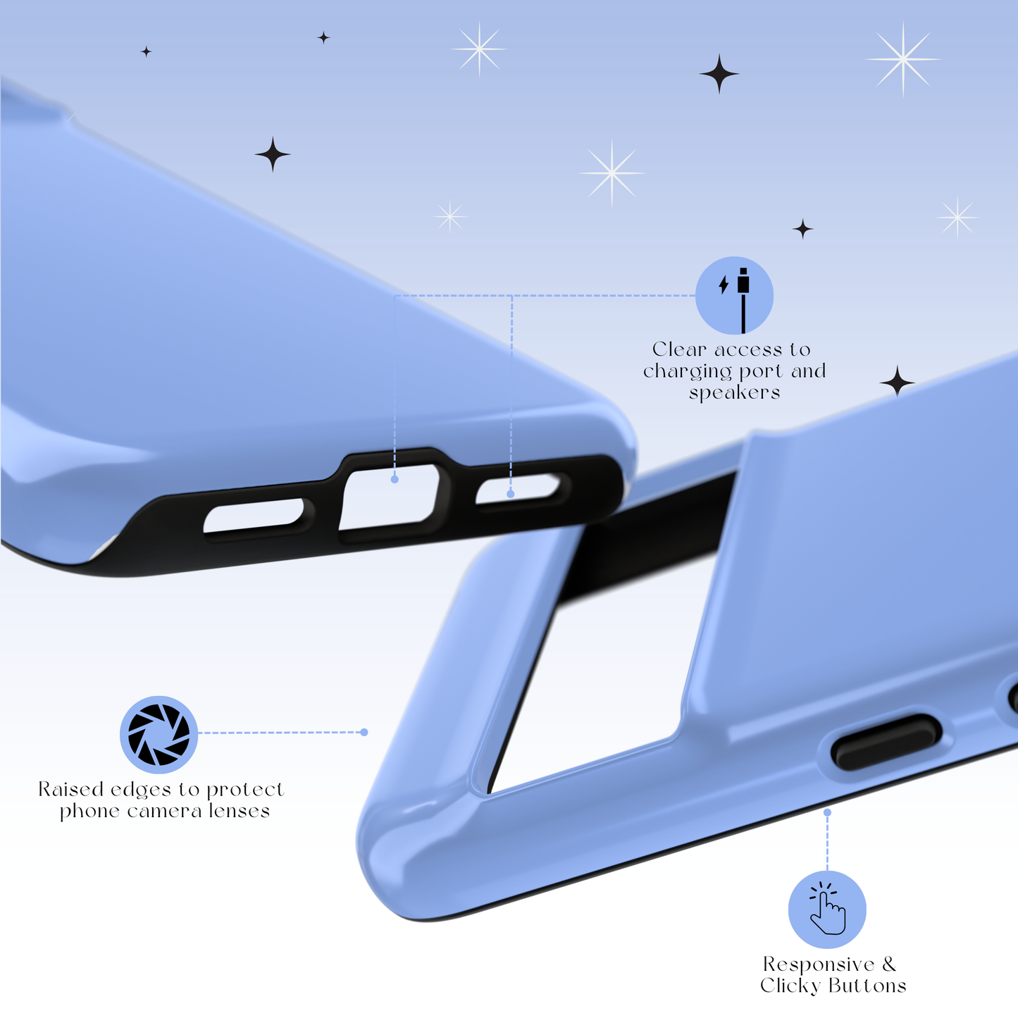 Sky Blue Tough Case