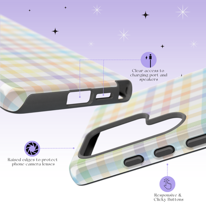 Sunset Plaid Tough Cases