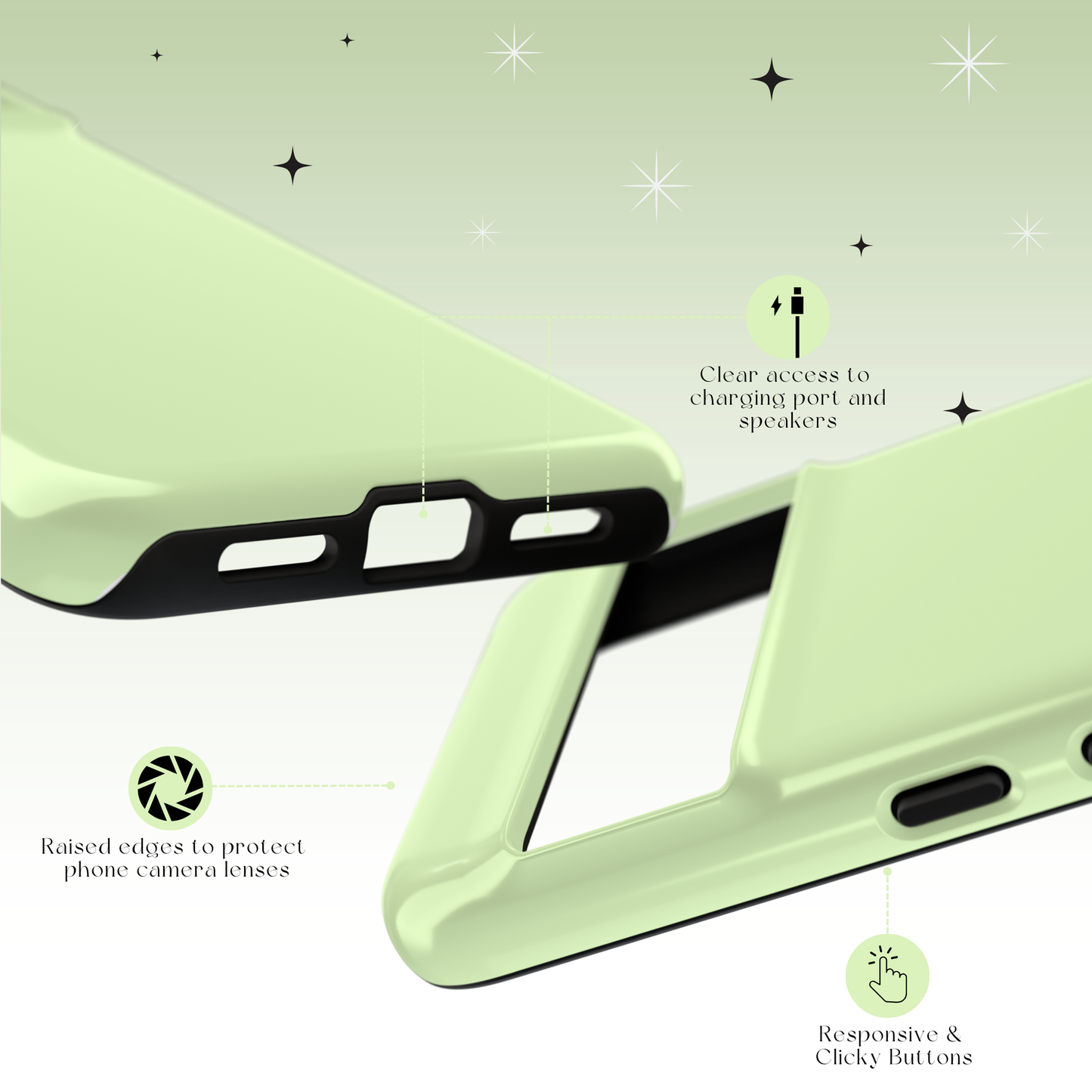 Mint Glow Tough Case