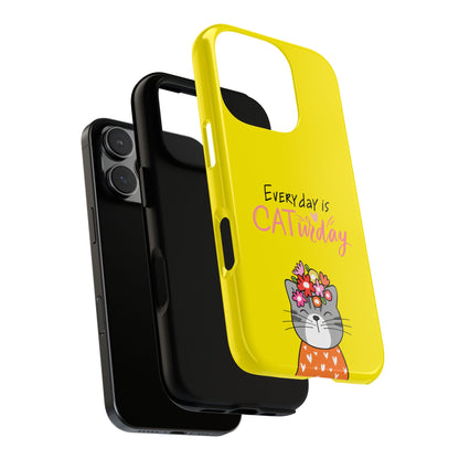Cat-urday Tough Phone Case