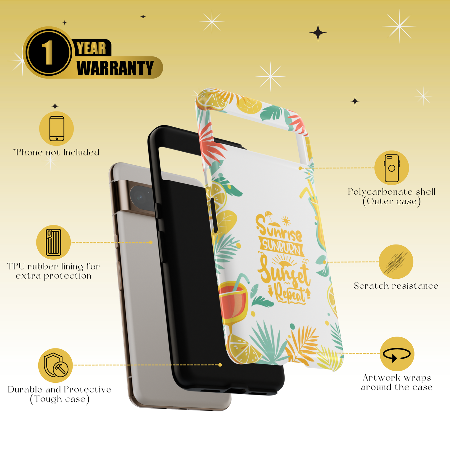 Citrus Wave Tough Case