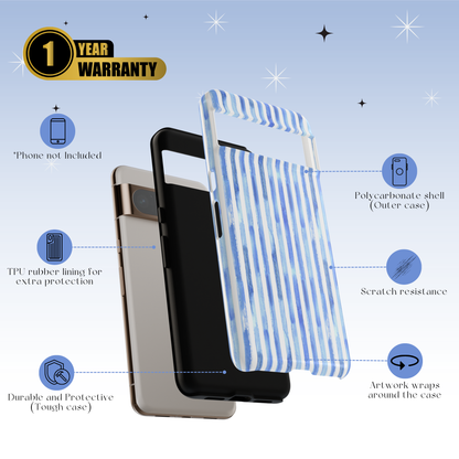 Ocean Breeze Stripes Tough Case