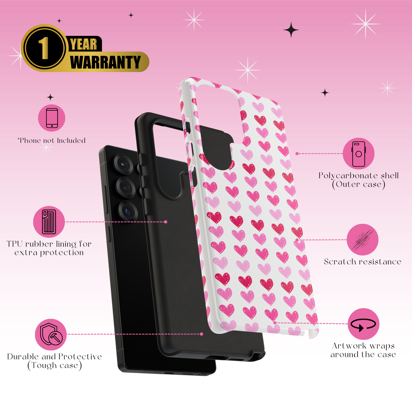 Heart Glow Tough Case