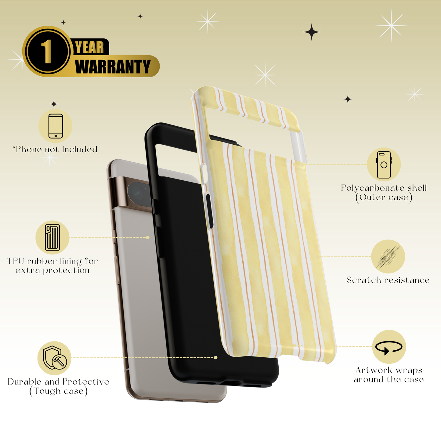 Sunny Stripes Tough Case
