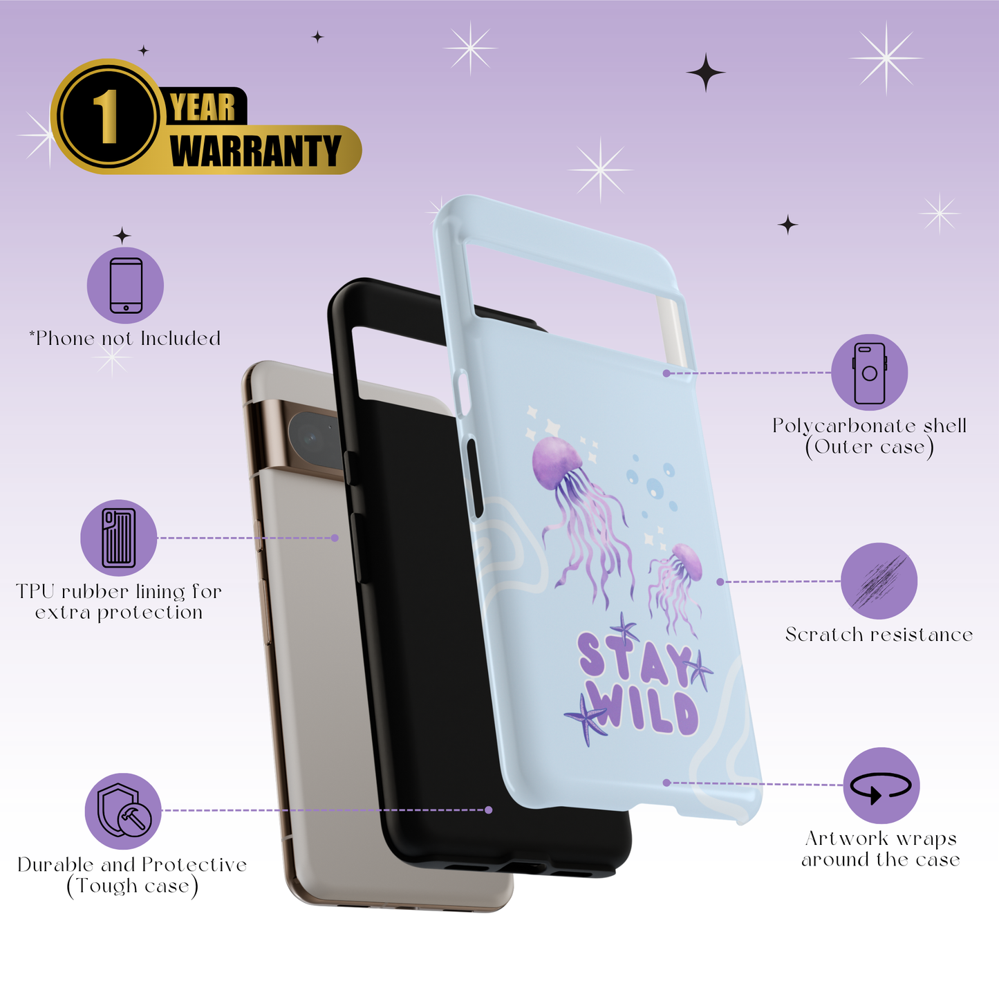 Wild Wave Tough Case