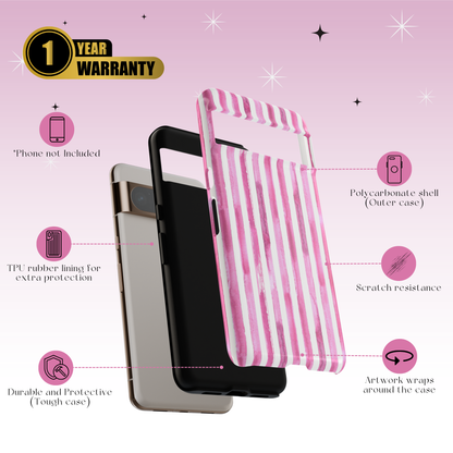 Cotton Candy Stripes Tough Case