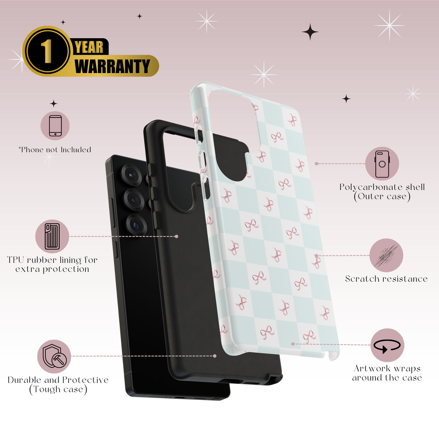 Check Bow Tough Case