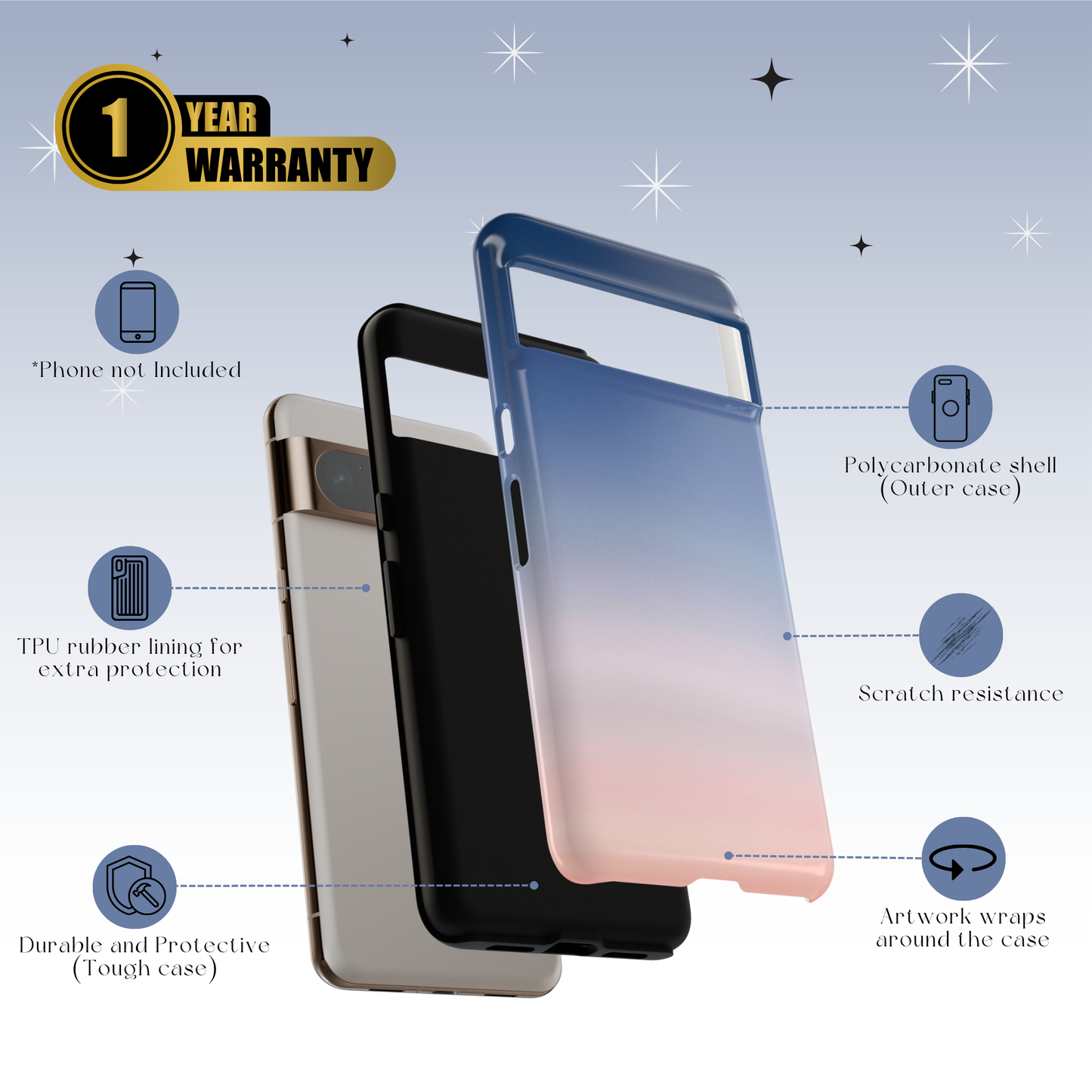 Sunset Horizon Tough Case