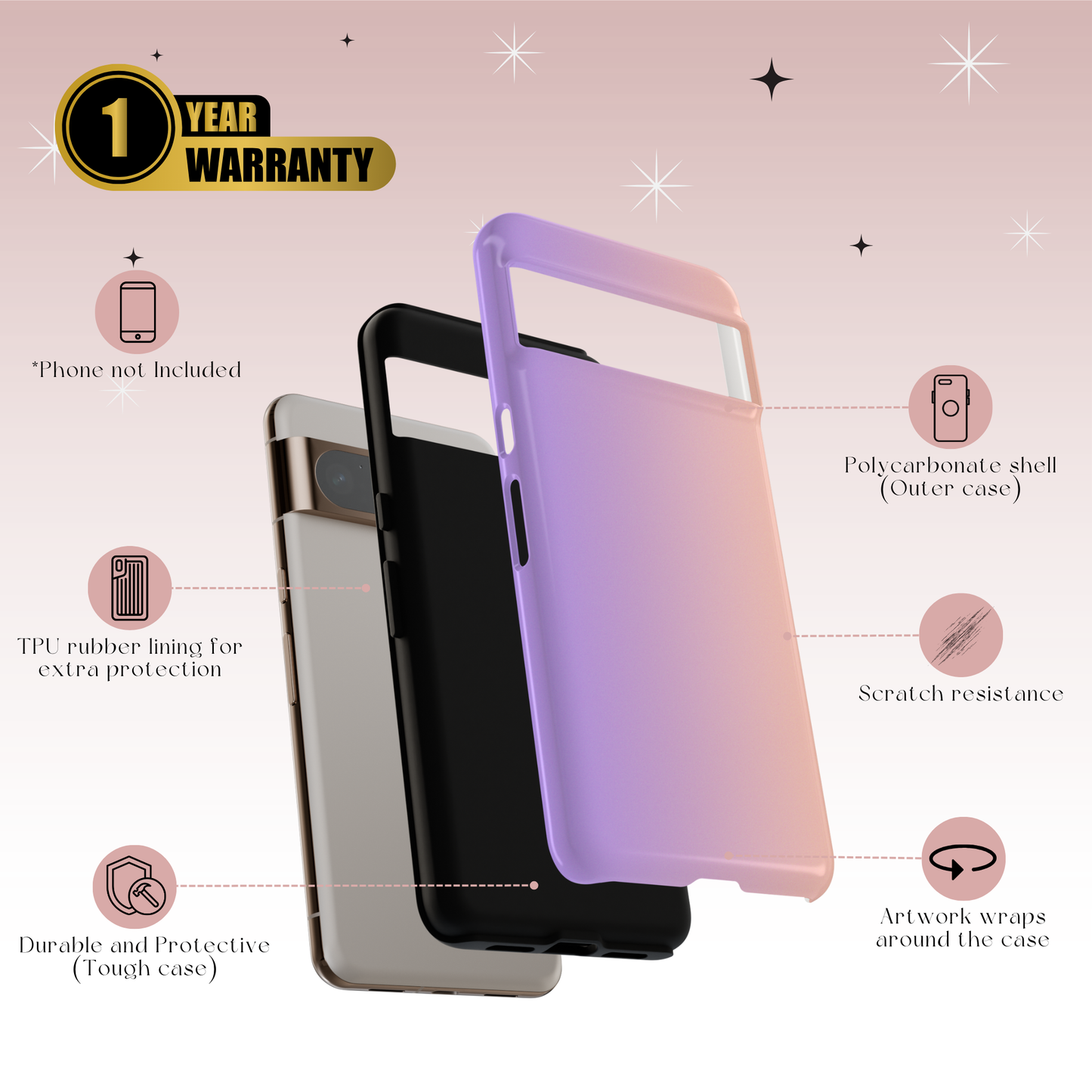 Berry Sunset Tough Case
