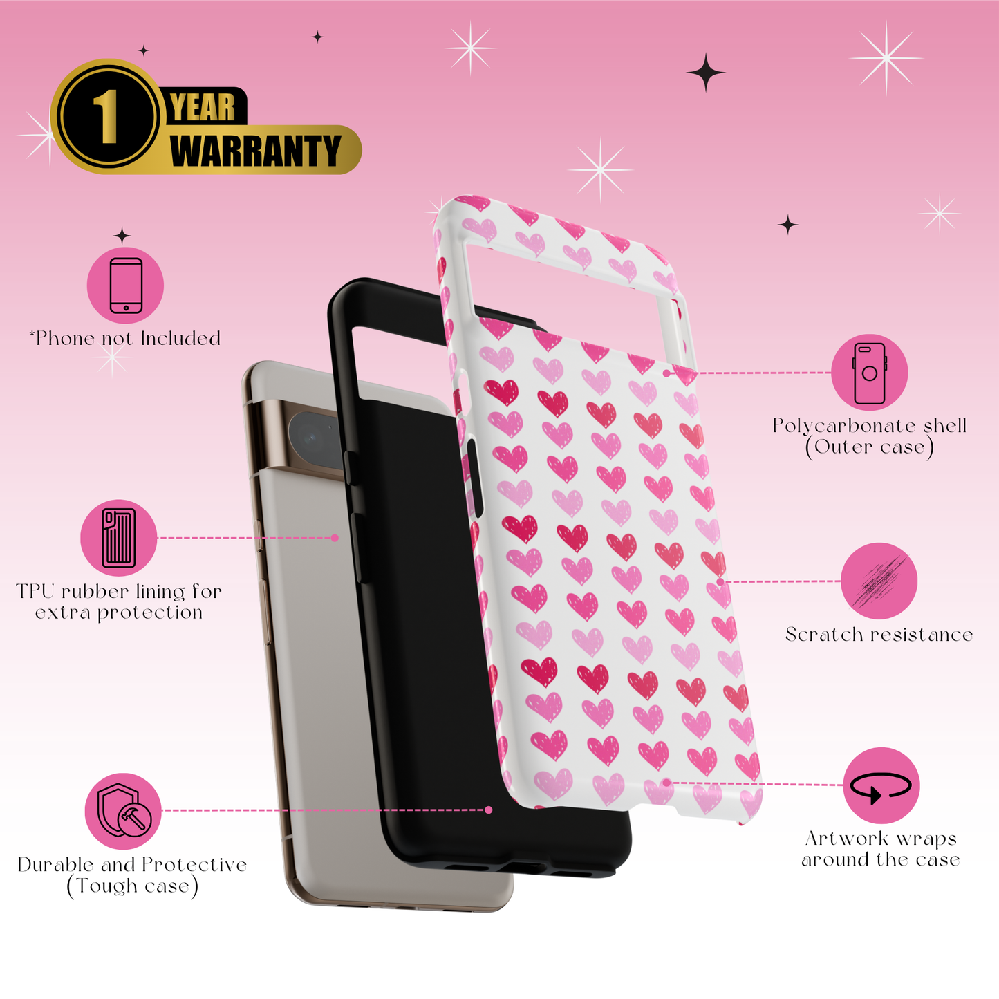 Heart Glow Tough Case