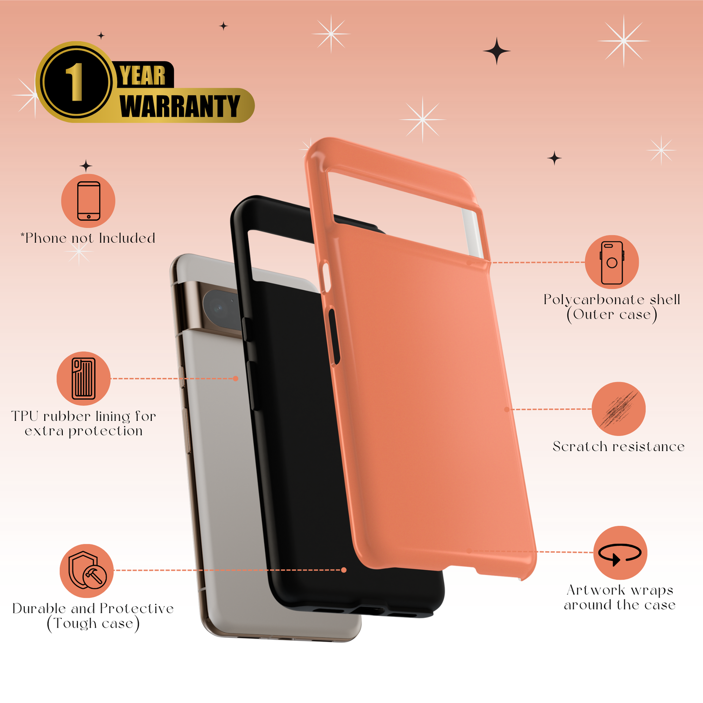 Coral Bliss Tough Case