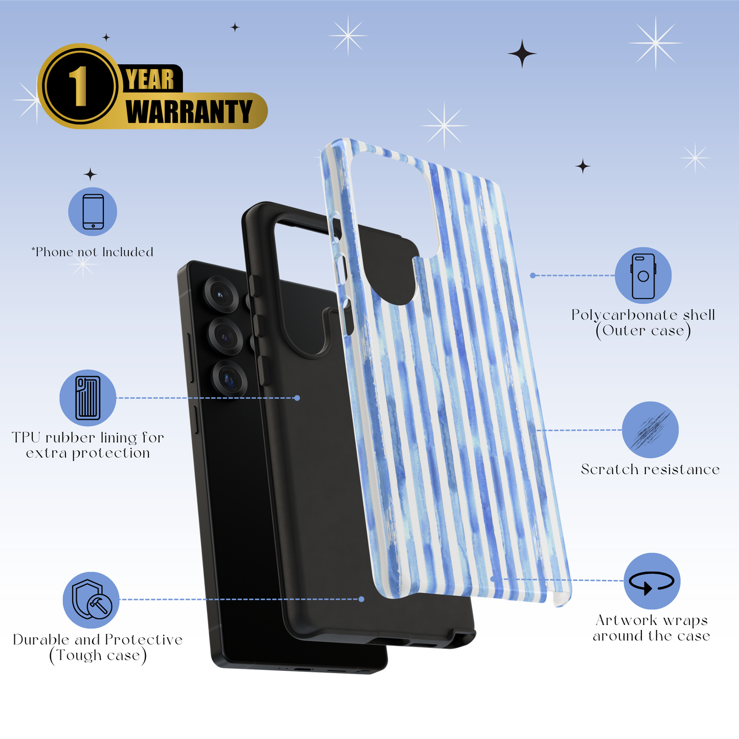 Blue Breeze Tough Case