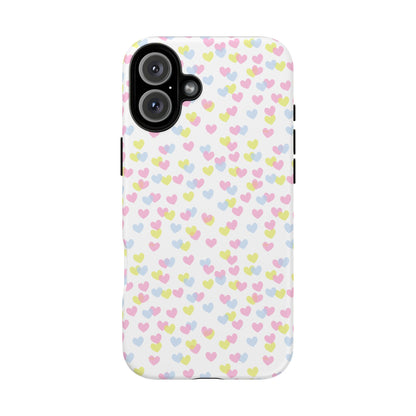Pastel Hearts Tough case