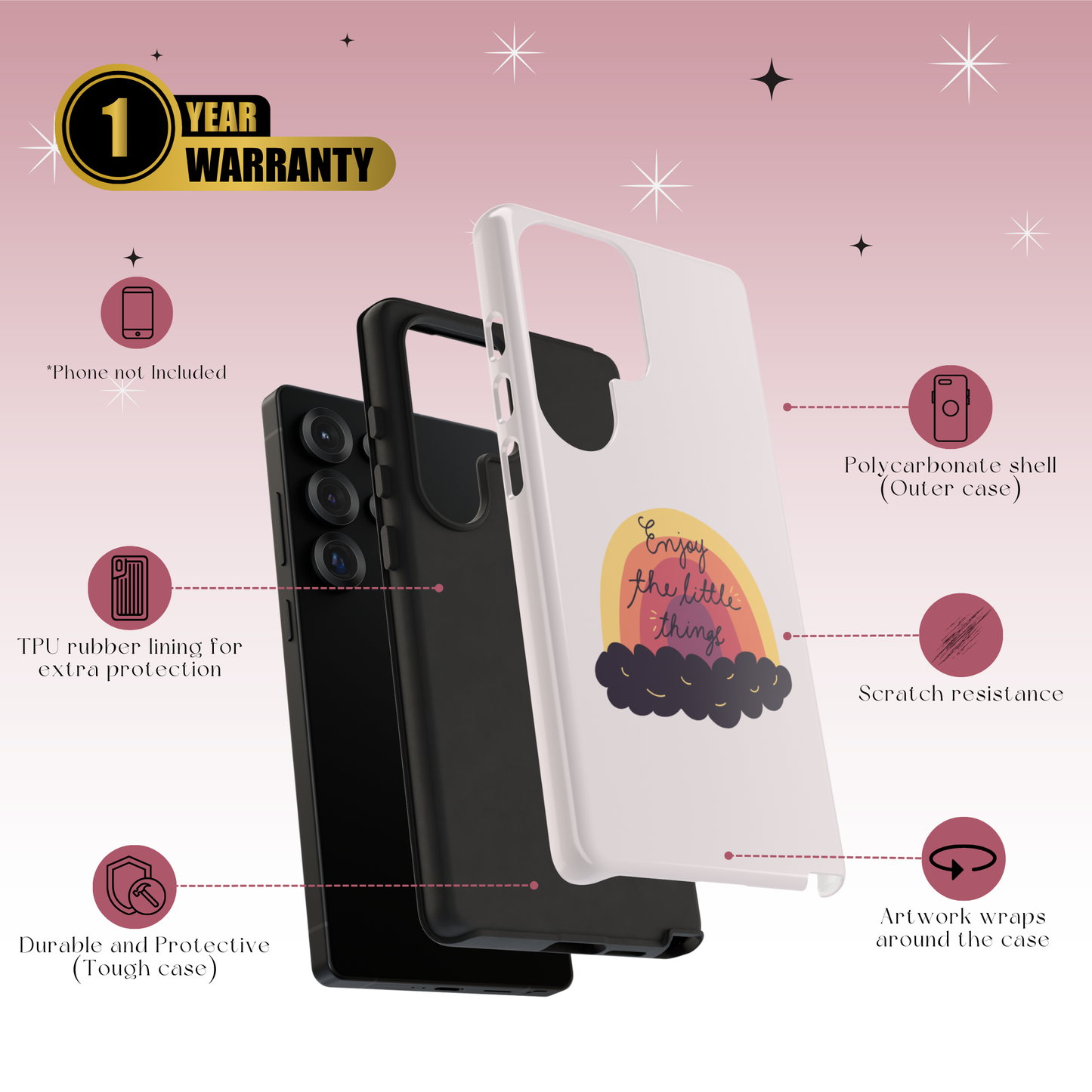 Rainbow Joy tough cases